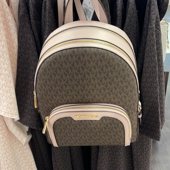 Michael Kors Backpack Bag Jaycee Md Backpack Powder Blush 35S2G8TB2B - Picture 16 of 16